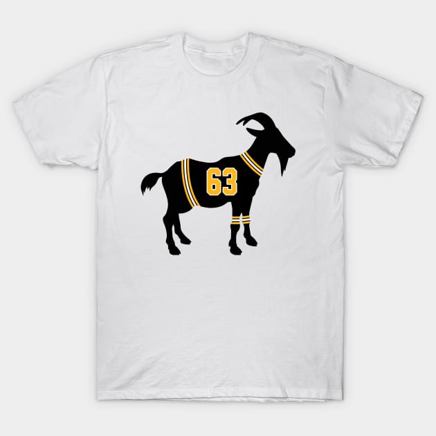 Brad Marchand Boston Bruins Jersey GOAT T-Shirt by cwijeta